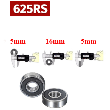 🔩 Vòng Bi 625RS – Bạc Đạn 625RS Cao Su – Chạy Êm, Bền Bỉ