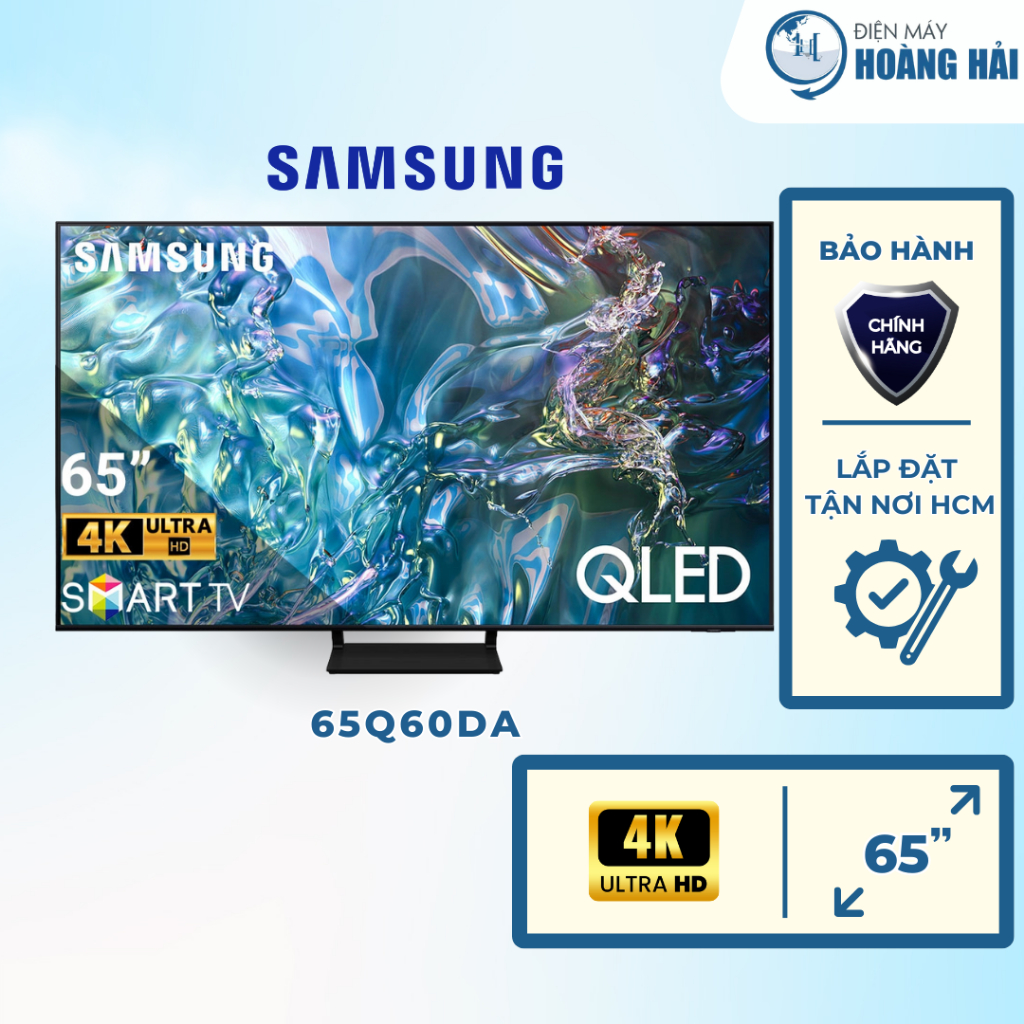 (Hướng Dẫn Mua Hàng Ở Mô Tả) 65Q60DA Smart QLED Tivi 4K Samsung 65 inch QA65Q60DA 65Q60D