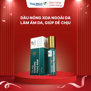  Chính hãng  Dầu Nóng Khương Thảo Đan Thái Minh- Giúp làm ấm xoa bóp giảm đau xương khớp từ thảo dược tự nhiên- Lọ 10ml 
