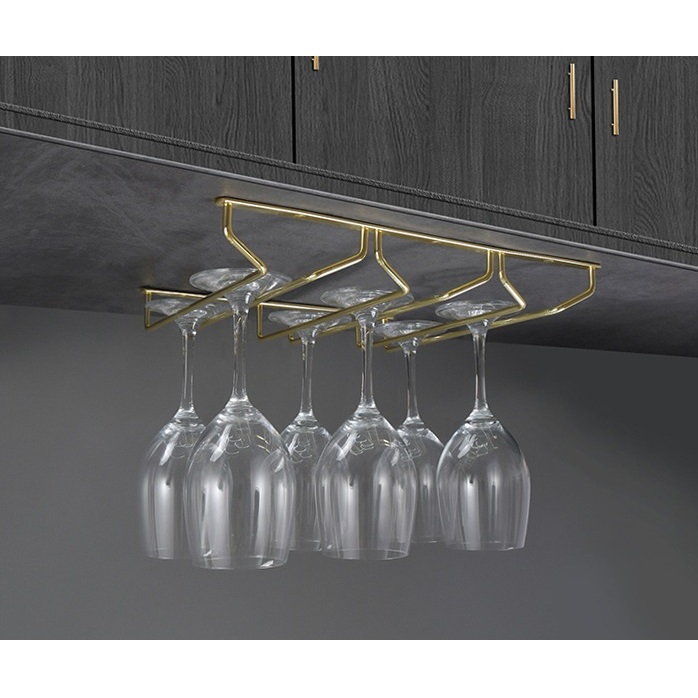 Giá treo ly rượu vang inox 304, kệ treo ly inox 304