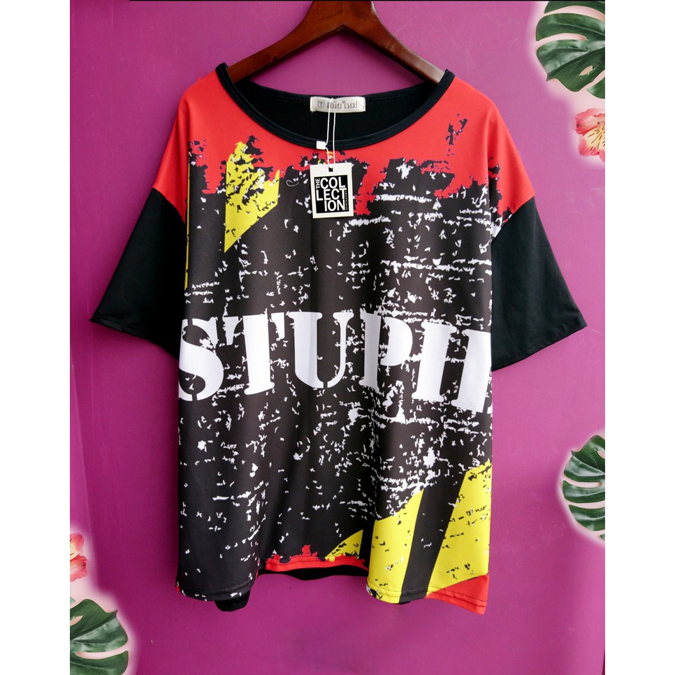 áo thun STUPID bigsize 70-100kg ( 4 ) KY82