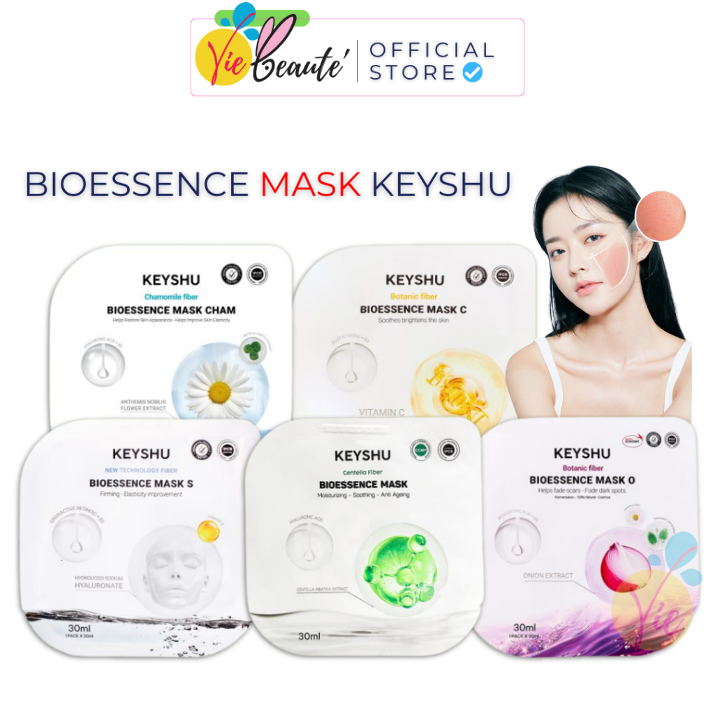 [CHÍNH HÃNG] Mặt Nạ KEYSHU Dưỡng Ẩm Sâu Phục Hồi Và Dưỡng Trắng Da Chống Lão Hoá Hộp