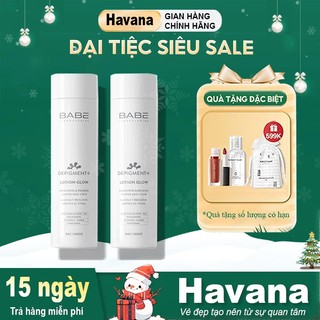  Lotion Babé Depigment Lotion Glow sáng da giảm thâm và đốm nâu 150ml 