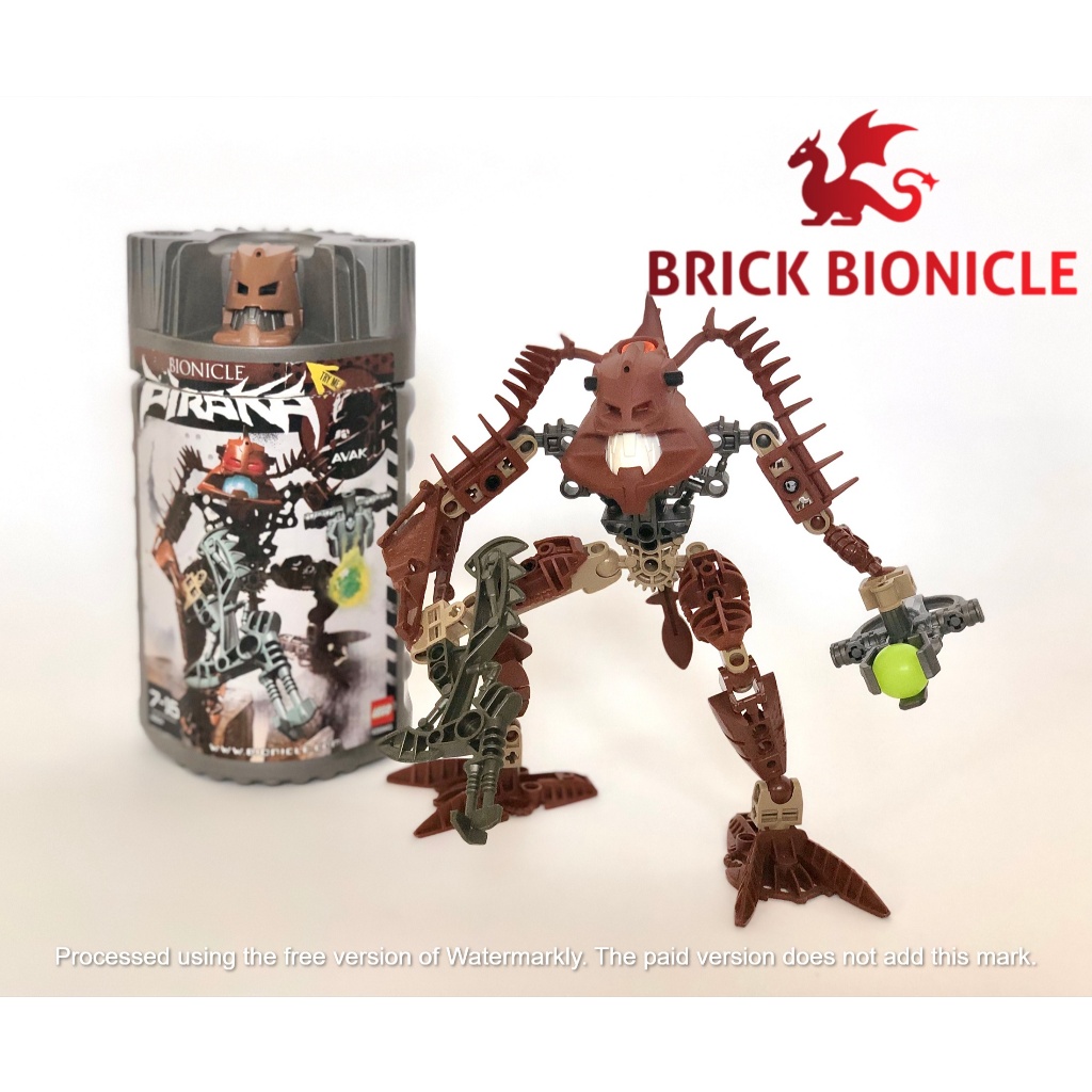 LEGO BIONICLE - ĐỒ CHƠI LẮP RÁP BIONICLE PIRAKA - 8904 Avak