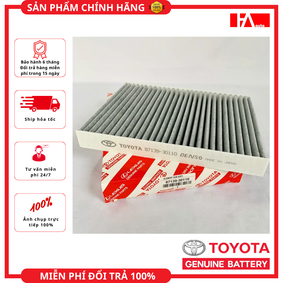 { Sỉ - Lẻ } Lọc gió điều hòa (Than hoạt tính) Toyota Land Cruiser Prado 250, Land Cruiser 300, Lexus