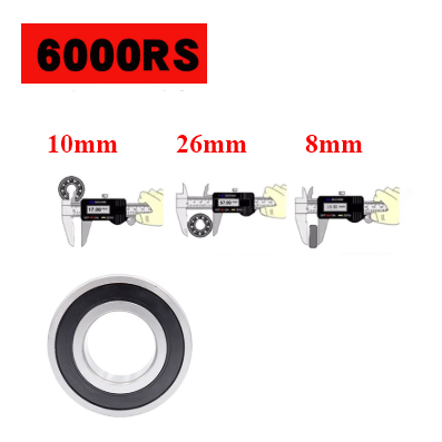 Vòng Bi 6000RS – Bạc Đạn 6000RS Chịu Lực Tốt, Chạy Êm, Bền Bỉ
