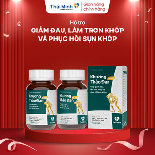   COMBO 2 LỌ  - Khương Thảo Đan Gold Thái Minh - Viên Uống Hỗ Trợ Giảm Đau Xương Khớp - Tái Tạo Sụn Khớp - Lọ 120 viên 