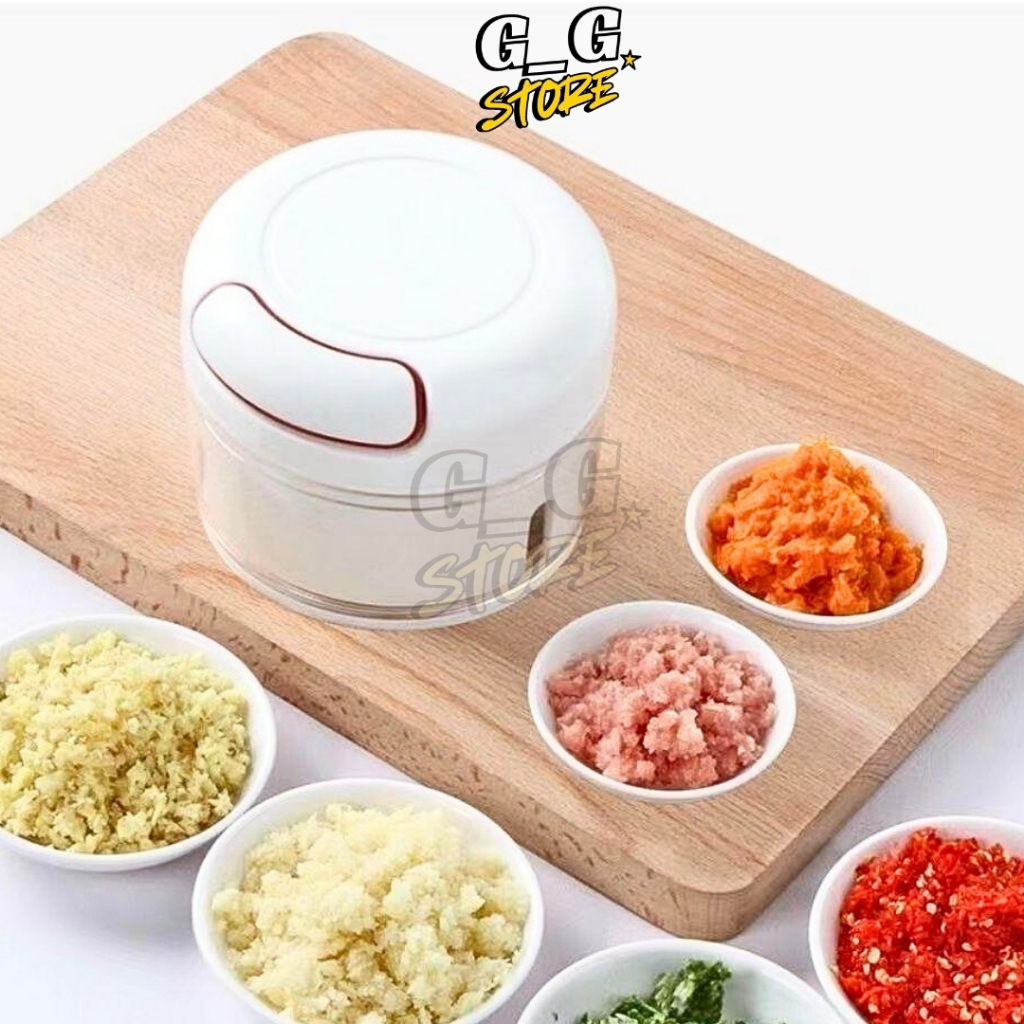 Dụng Cụ Băm Tỏi Ớt Mini Bằng Tay -Không Dùng Điện -An Toàn Tiện Lợi -GGStore