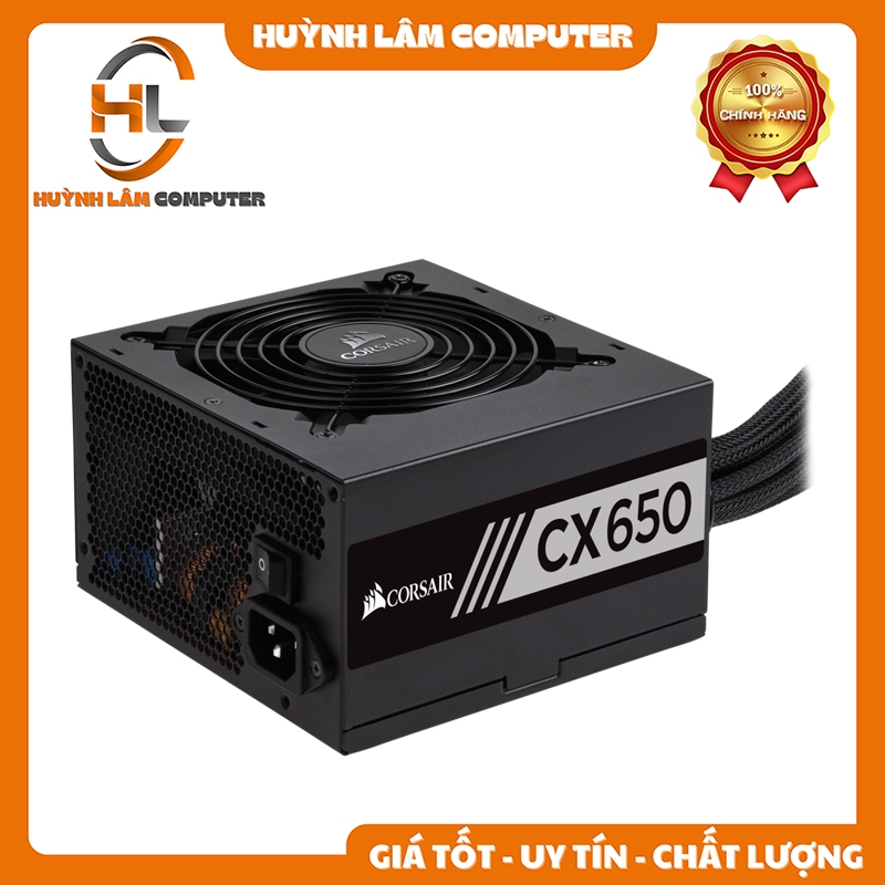 Nguồn Corsair CX650 | 650W, 80 Plus Bronze, ATX - Chính Hãng Phân Phối