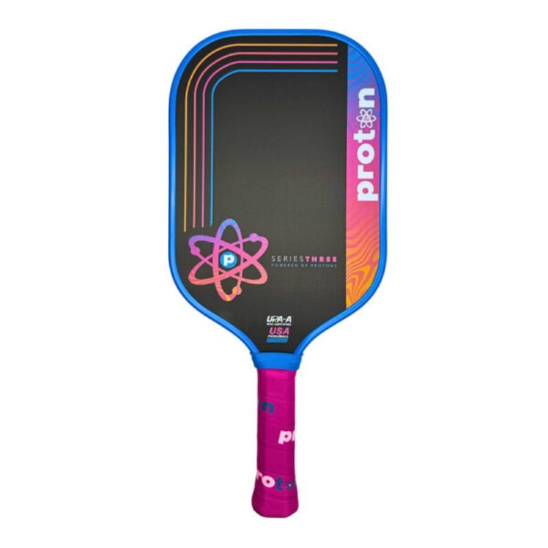 Vợt Pickleball Proton Series 3 Project Flamingo Elongated, tặng cuốn cán, dán viền