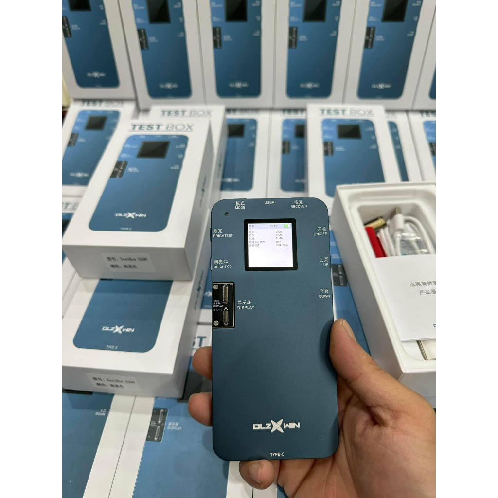 BOX S300 – BOX TEST MÀN HÌNH CHUYÊN DỤNG CHO IPHONE, SAMSUNG, RENO,... (TẶNG 4 CÁP  TEST IP: XSM, 11