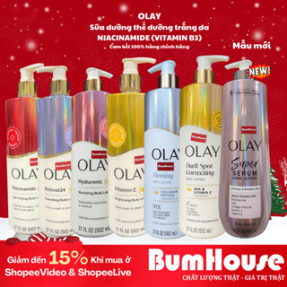  Kem Dưỡng Thể Olay Collagen B3 Firming & Hydrating Body Lotion 502ML  547ml 