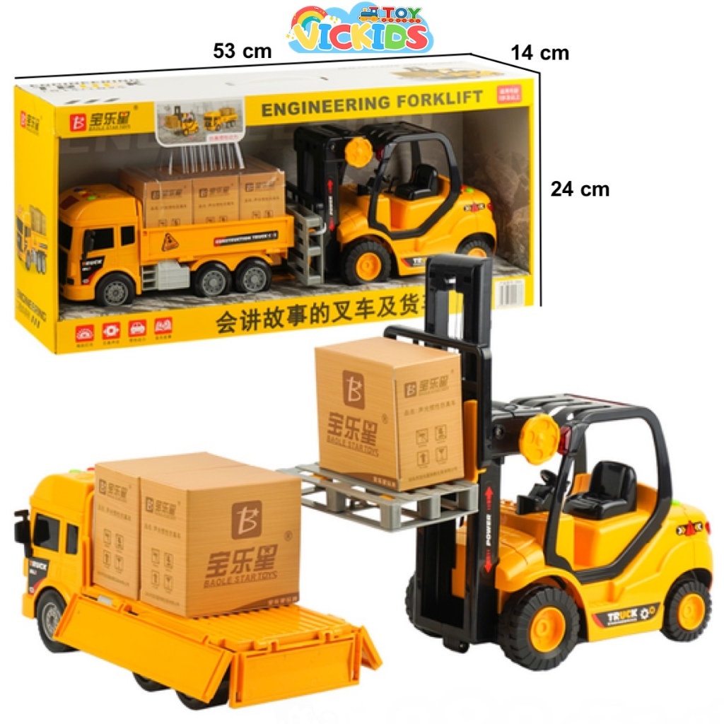 Đồ Chơi Xe Tải Và Xe Nâng Cỡ To