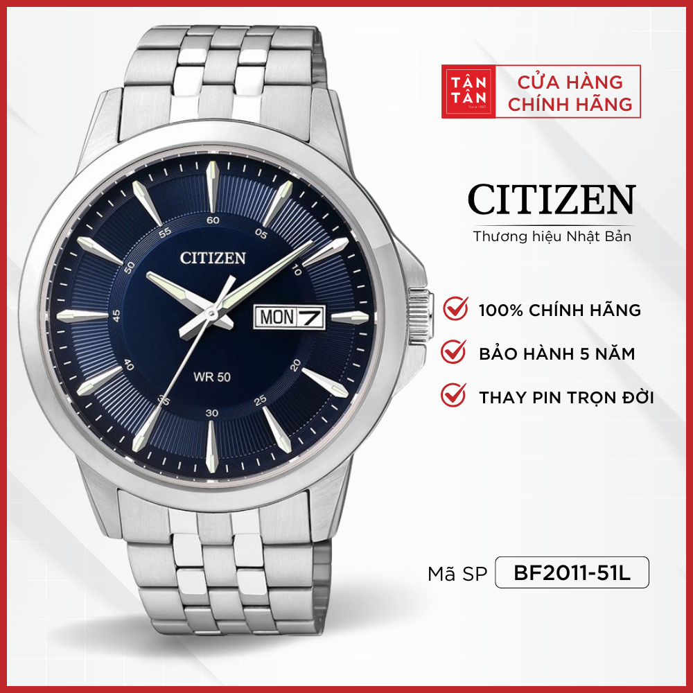 Đồng Hồ Nam Citizen BF2011-51L Quartz 41mm - Đồng Hồ Tân Tân