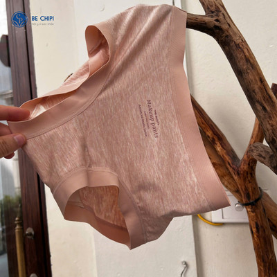 Quần Lót Nữ Cotton Muối Tiêu Chữ Cạp Pastel Freesize (50-65kg) QL5799 Nội Y Bechipi