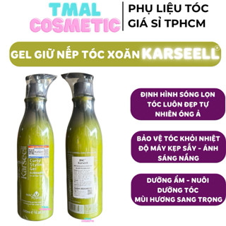  Gel bóp tóc uốn xoăn Karseell Maca Naturally Curly tạo kiểu Hippie Tóc giữ nếp tóc xoăn mềm bóng 500ml 