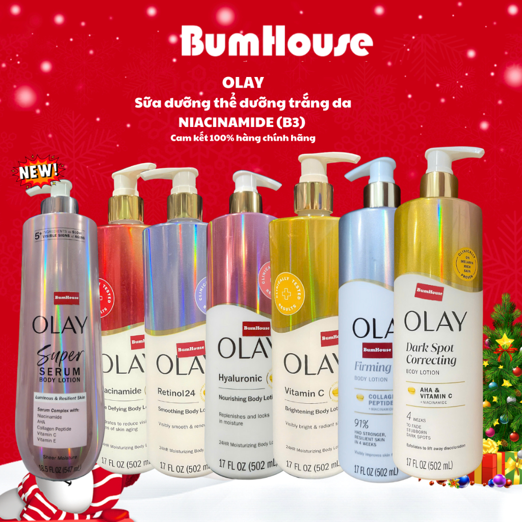  Kem Dưỡng Thể Olay Collagen B3 Firming & Hydrating Body Lotion 502ml  574ml 