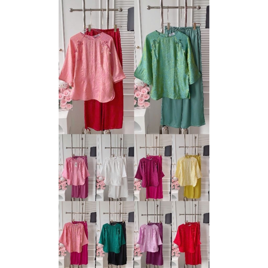 Set đồ lam tơ Nha Xá MIKEY 1