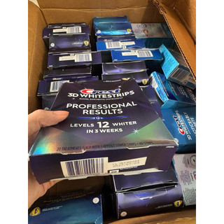 Dán trắng răng Crest 3D Whitestrips Professional & 1hour