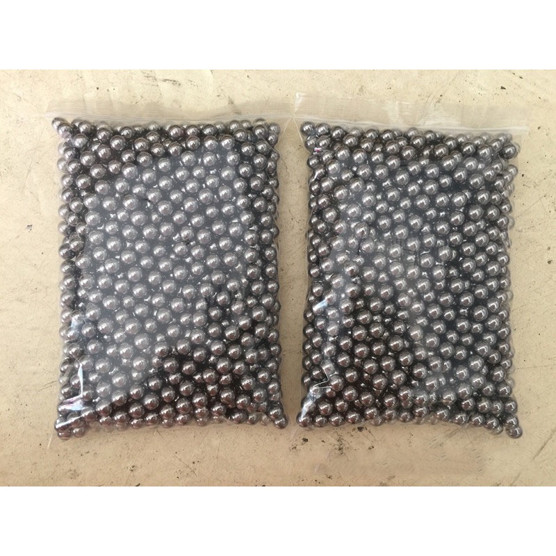 <BI BÓNG THỰC TẾ>BI SẮT 7MM VÀ 8MM CÁC TÚI 100 VIÊN-200 VIÊN