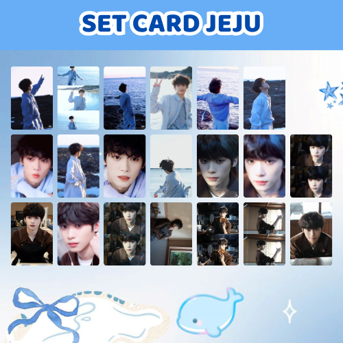 SET 20 CARD JEJU ziyu Tử Du unoffical card ảnh cán bóng in 2 mặt