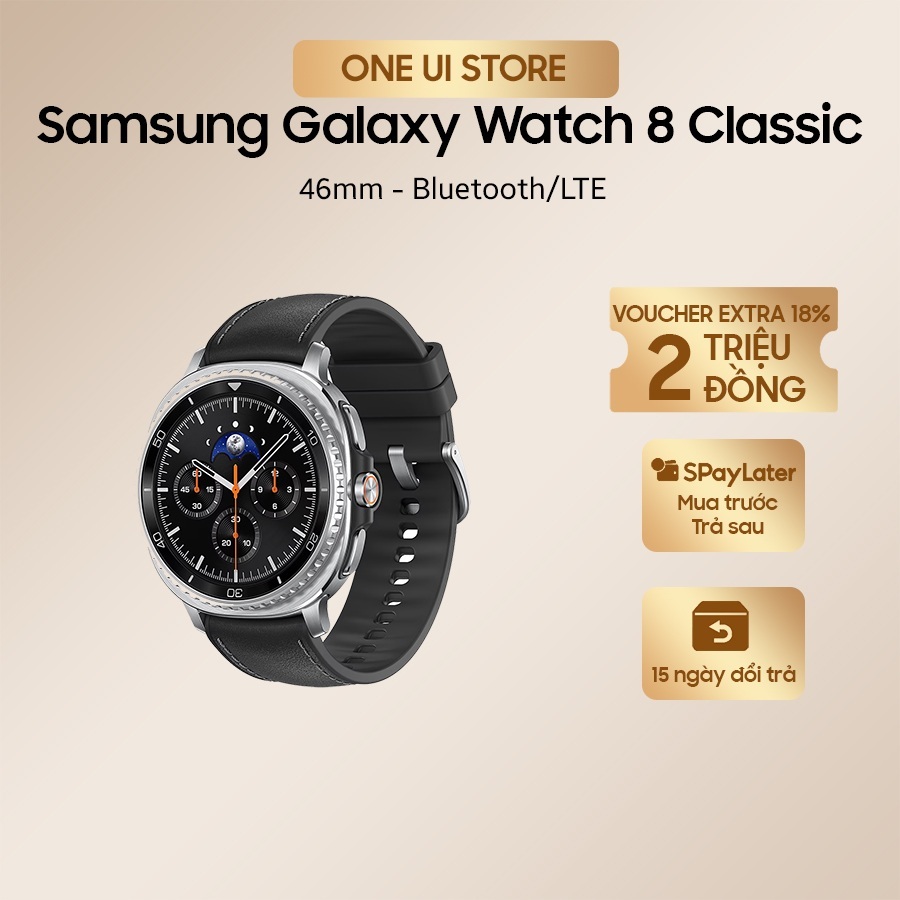 Đồng hồ thông minh Samsung Galaxy Watch 8 Classic 46mm & Bluetooth/LTE - ONE UI STORE