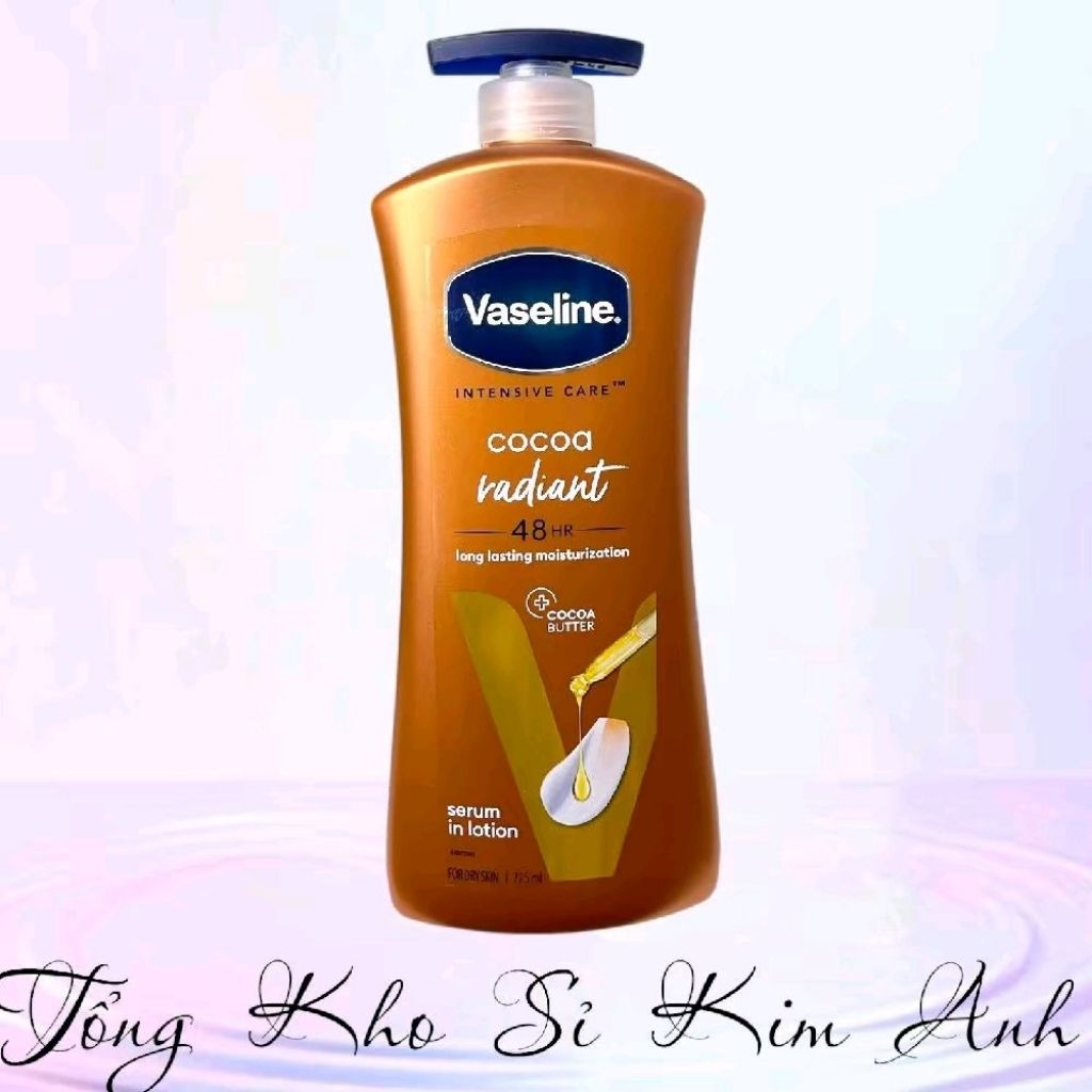 SỮA DƯỠNG THỂ VASELINE 725ML MÀU NÂU