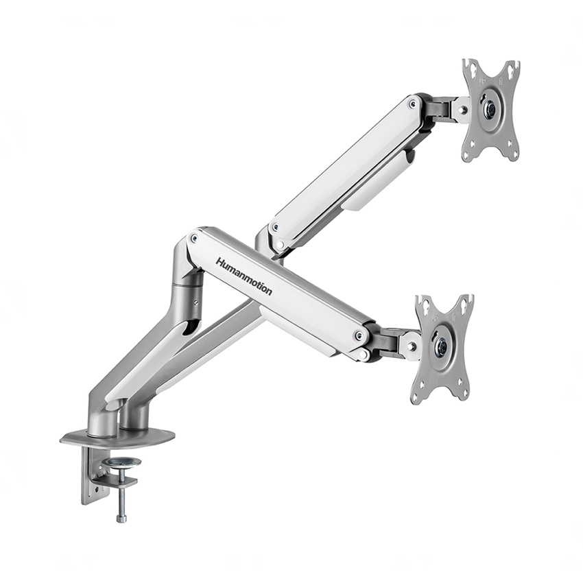 ARM Giá Treo Màn Hình đôi Human Motion T6 Pro Dual Màu Trắng