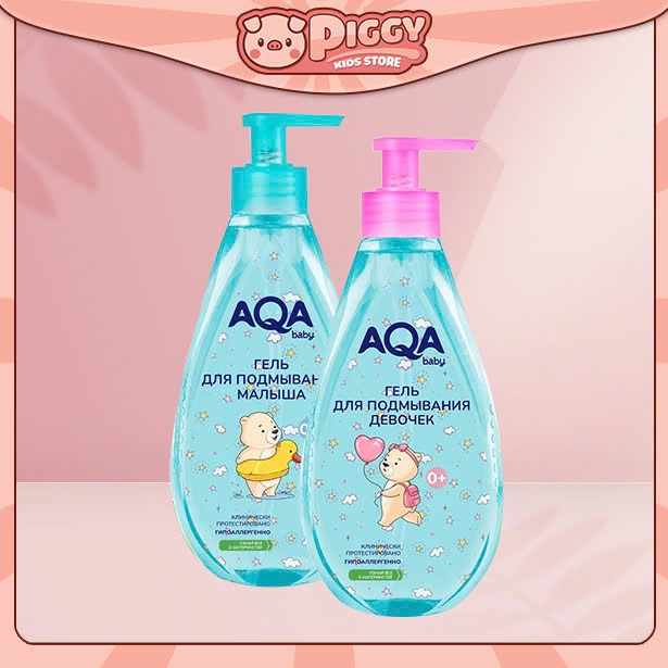 Dung dịch vệ sinh AQA baby cho bé từ 0-8 tuổi Nga