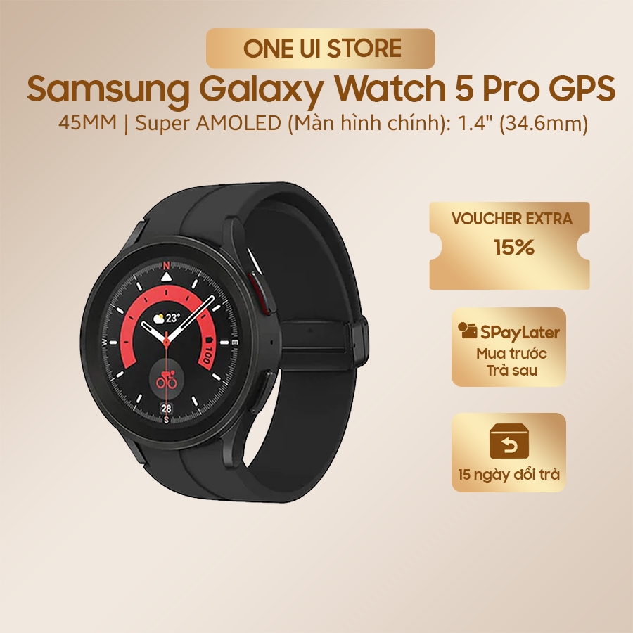 Đồng hồ thông minh Samsung Galaxy Watch 5 Pro GPS 45mm  chính hãng 100% - ONE UI STORE [hỏa tốc]