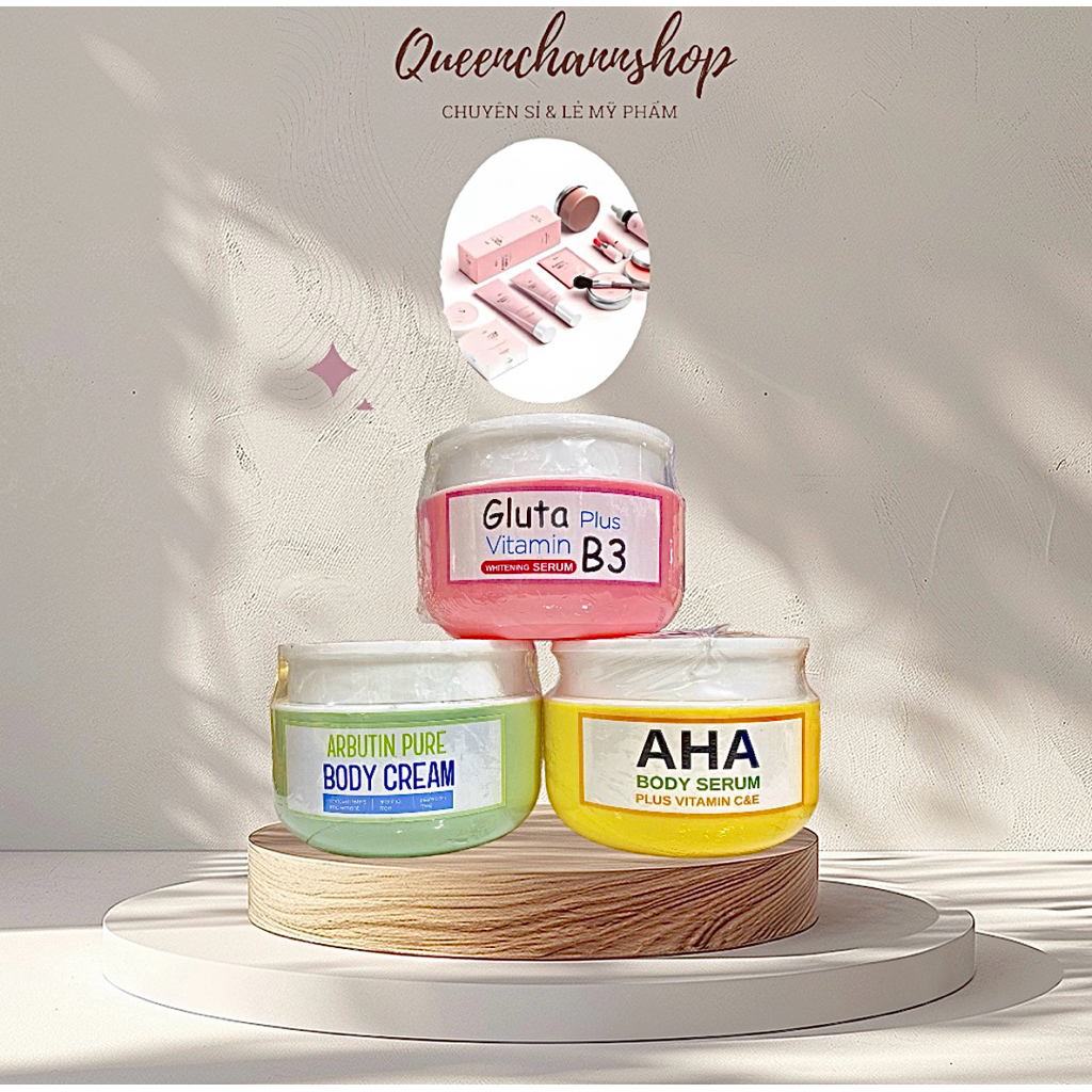 Kem aha serum body alpha thái lan hộp 250gram