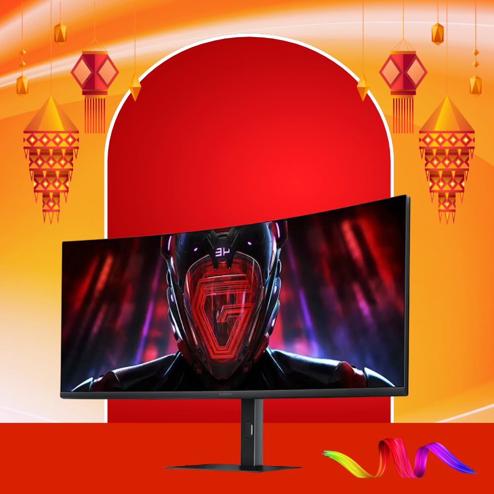 Màn Hình Cong Xiaomi G34WQi 34 Inch 1Ms Tần Số 180HZ Hỗ Trợ VESA - Hàng Chính Hãng