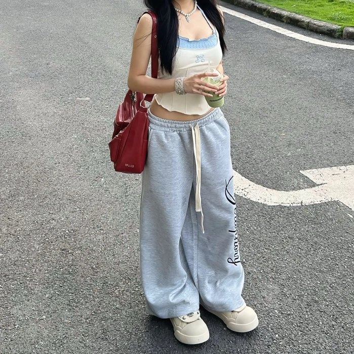 Quần Dài Ống Rộng Nỉ Ép Hàn Seraphory Lưng Thun Homiesstu, Nam Nữ Unisex Menswear Hot Trend 2025 | BigBuy360 - bigbuy360.vn