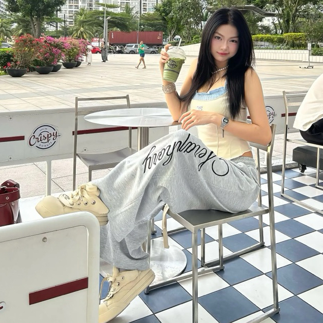 Quần Dài Ống Rộng Nỉ Ép Hàn Seraphory Lưng Thun Homiesstu, Nam Nữ Unisex Menswear Hot Trend 2025 | BigBuy360 - bigbuy360.vn