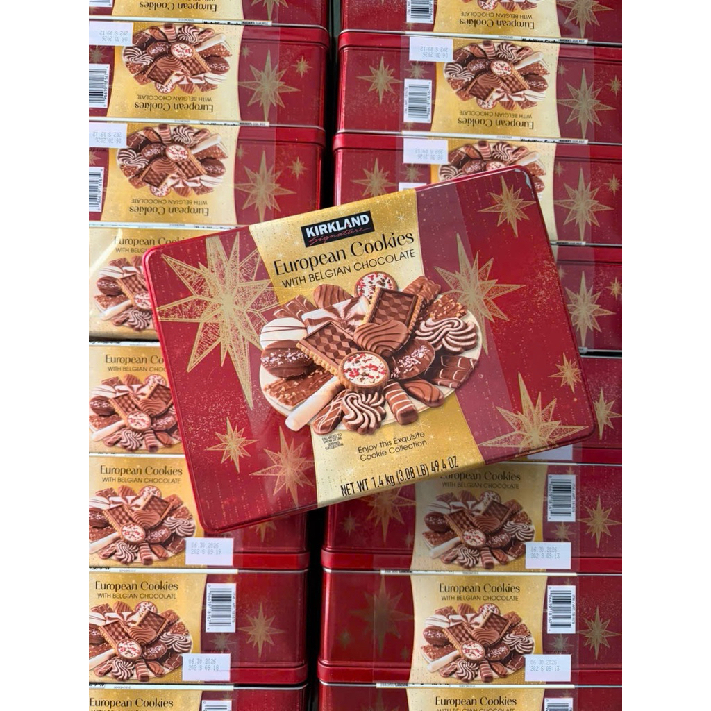 [Hàng Mỹ] Bánh Quy Socola Kirkland European Cookies With Belgian Chocolate