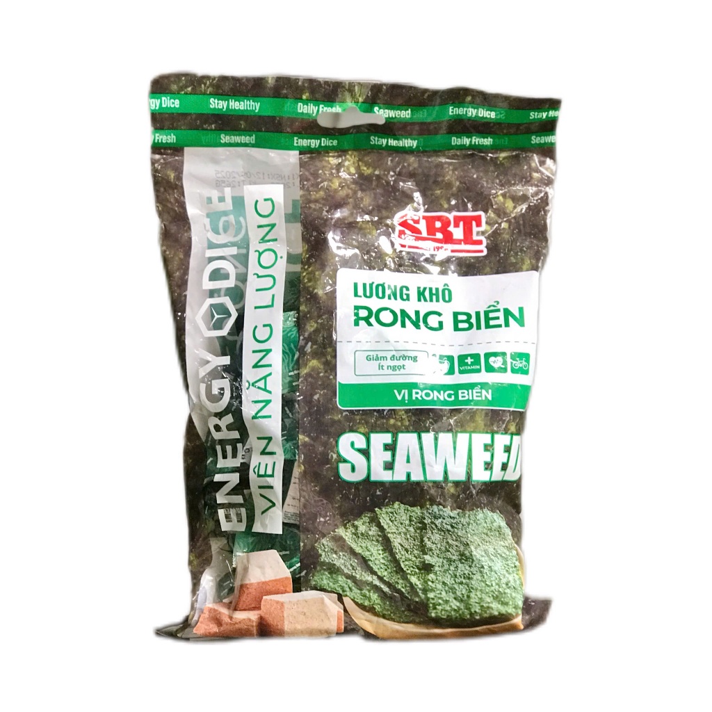 Lương Khô SBT Energy Dice Vị Rong Biển (Gói 285g)