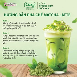 Bột Matcha Cozy 200gr Thơm đậm vị