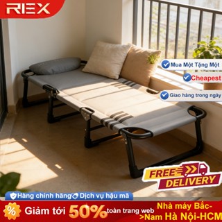  REX giường gấp gọn thông minh Giường Ngủ Văn Phòng Giường Xếp Điều Chỉnh Độ Ngả Khung Kim Loại Kiểu dáng cotton mỏng 