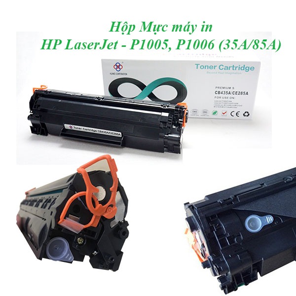 Mực máy in HP LaserJet - P1005, P1006 ( 35A/ 85A) in đẹp -rõ nét