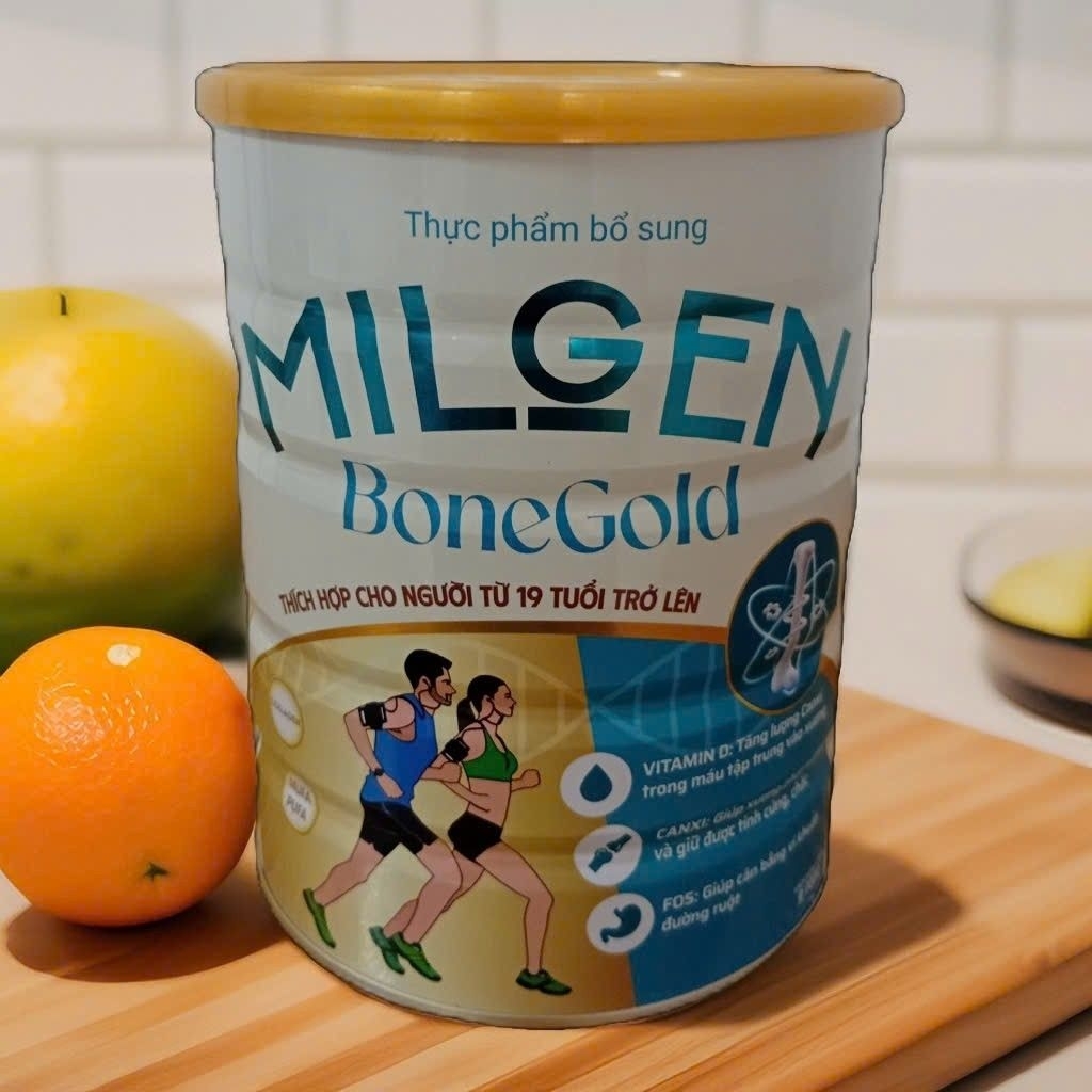 (Chính hãng)sữa xương khớp milgen bonegold  lon 900g,hạn dùng xa,Sp của DP SGC