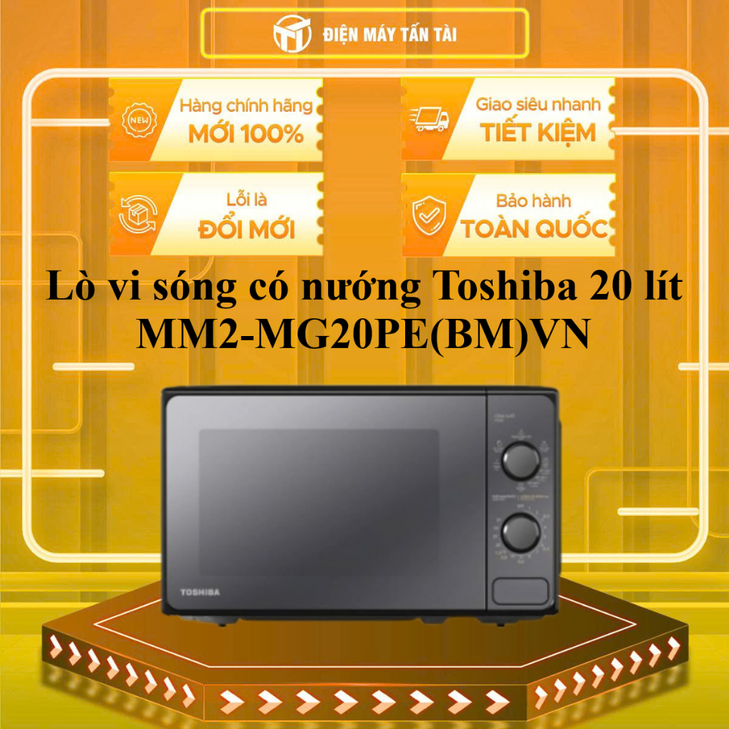 MM2-MG20PE(BM)VN - Lò vi sóng có nướng Toshiba 20 lít MM2-MG20PE(BM)VN - GIAO TOÀN QUỐC