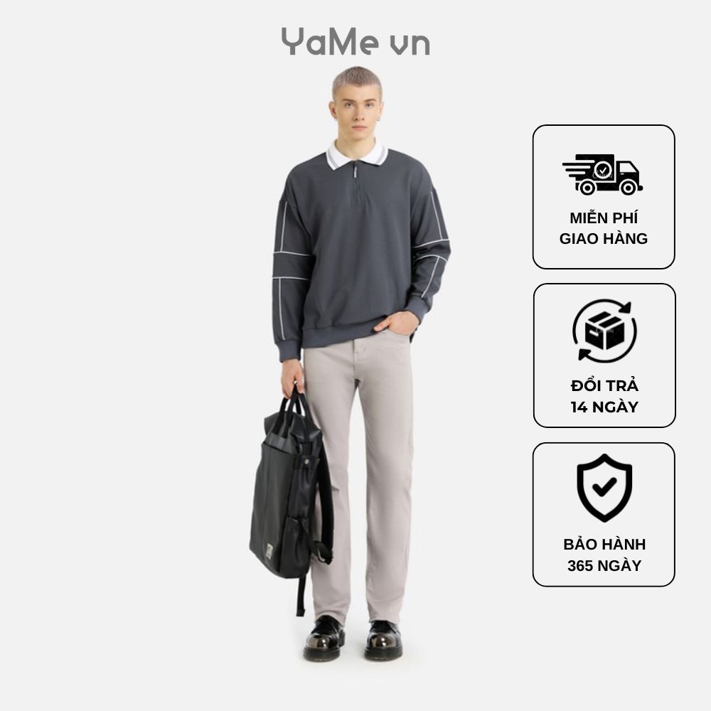Áo Thun Tay Dài Nam DurableTex™ The Weekend 042 24790 |YaMe|