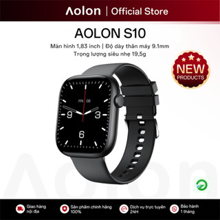  Aolon S10 Đồng hồ thông minh | 9,1mm | Hỗ trợ tốc độ | Nhịp tim Ngủ không thấm nhắnước | Thông Báo Tin Nhắn 