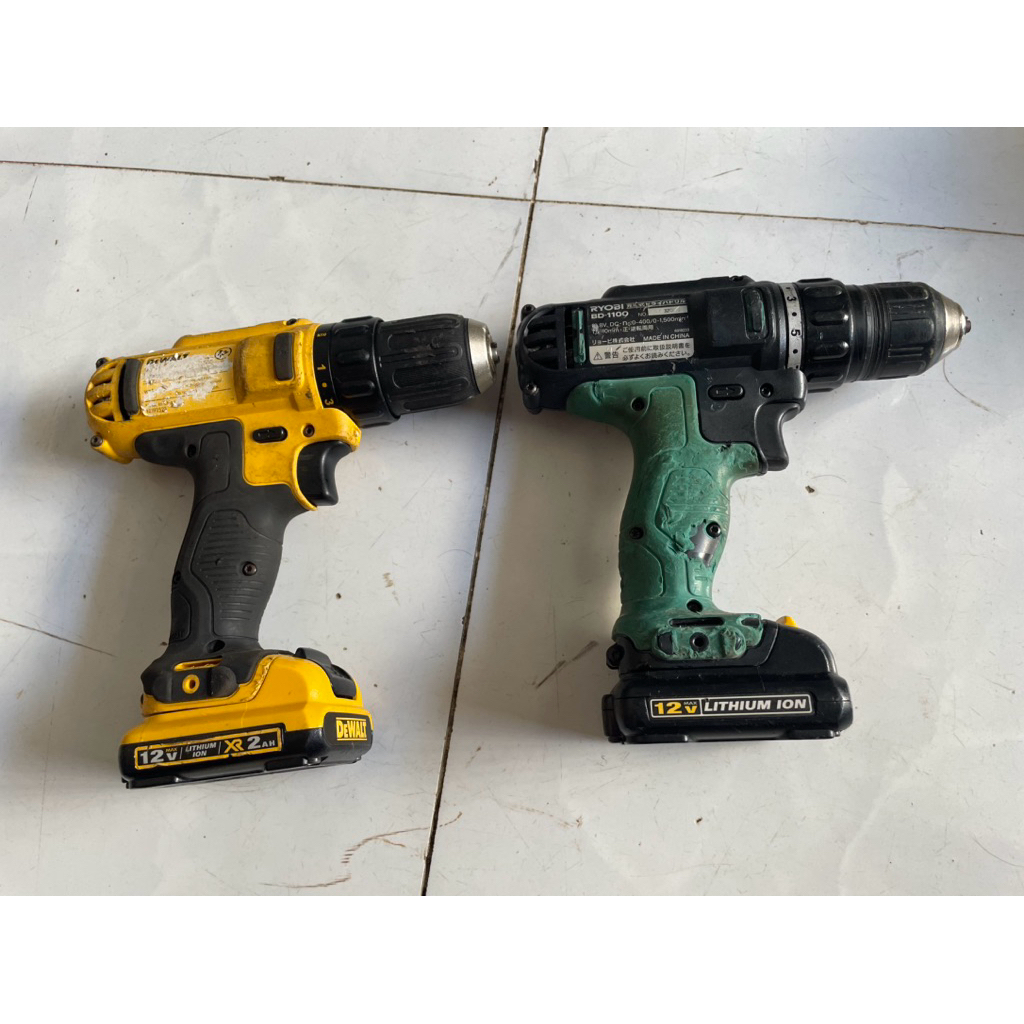 Khoan pin Dewalt/ Ryobi 12v hàng bãi