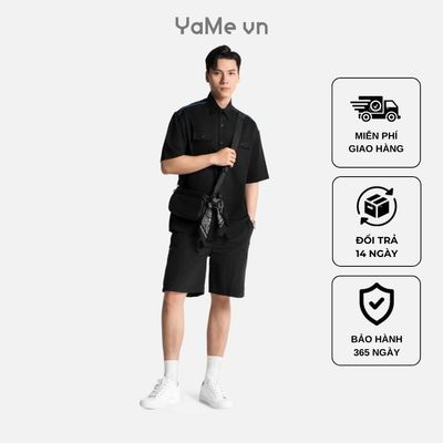 Áo Sơ Mi Nam Tay Ngắn DurableTex™ Vải Bền Bỉ Thoát Ẩm Tốt The Weekend 036 Dáng Rộng Rãi F4 24593 |YaMe|