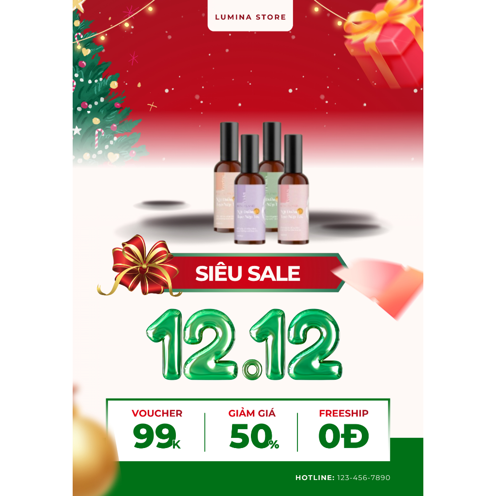 Xịt giữ nếp tạo kiểu dưỡng tóc 3in1 Macaland 100ml lưu hương nước hoa, không khô cứng tóc