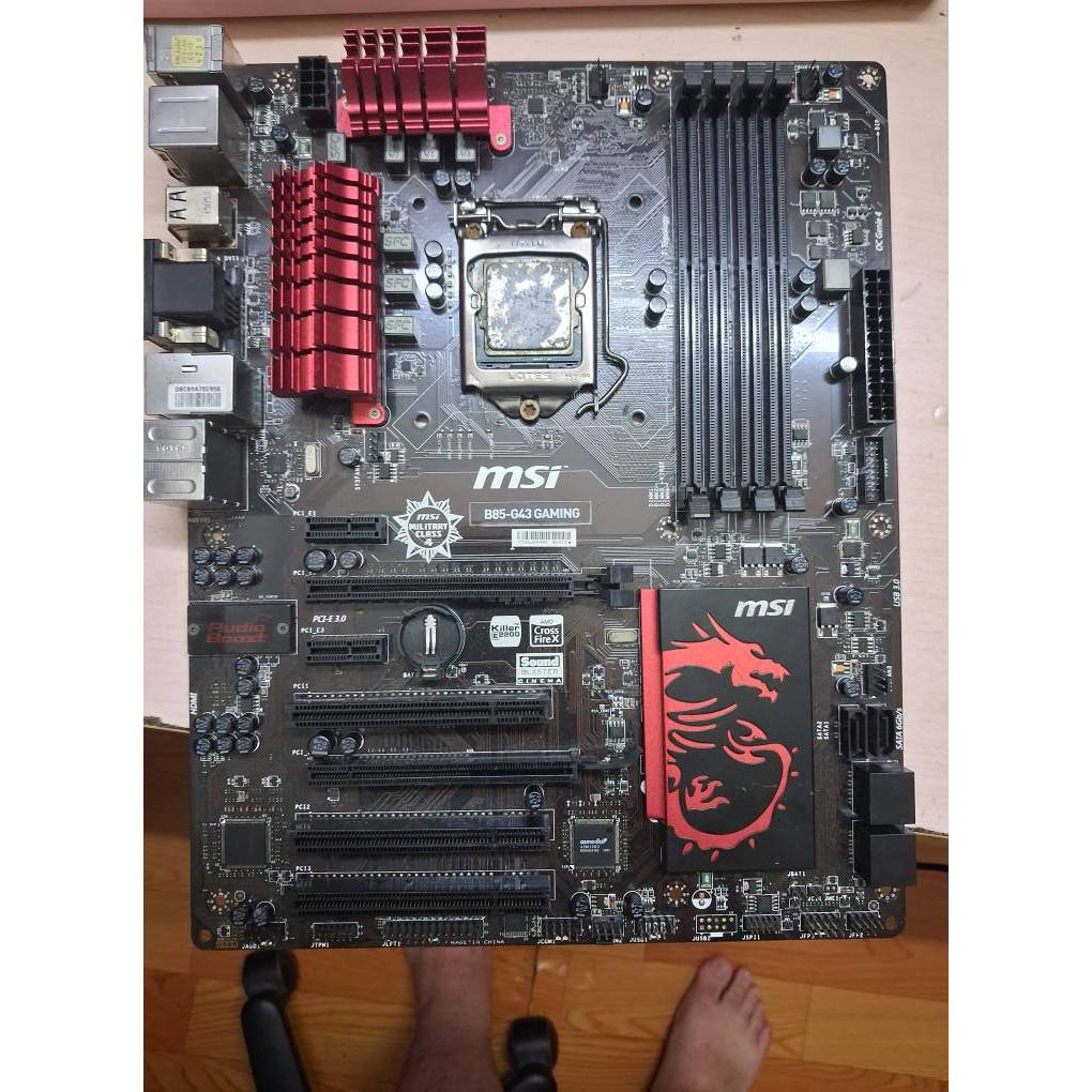 MAIN MSI B85 G43 GAMING RỒNG ĐỎ ĐẸP