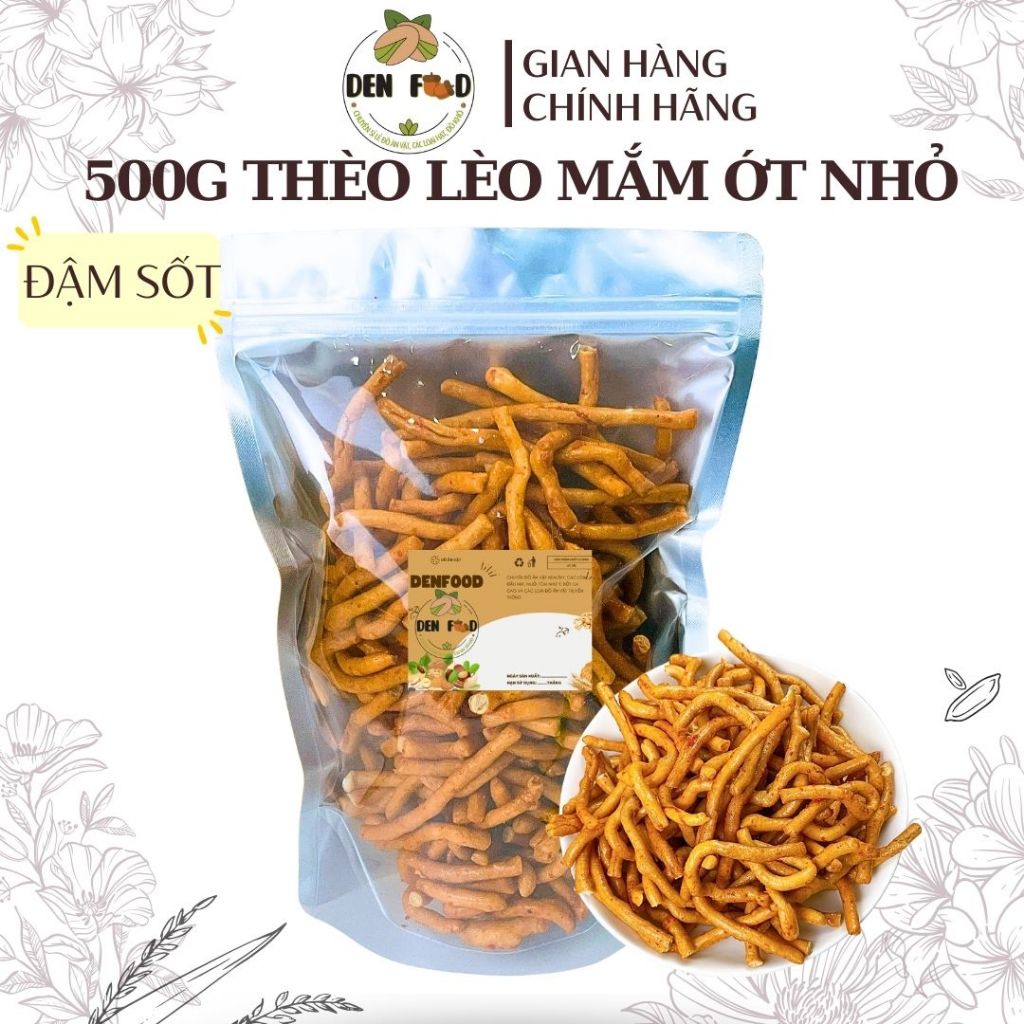 1kg Bánh Thèo Lèo Mắm Ớt Giòn Rụm - Ăn Vặt Denfood