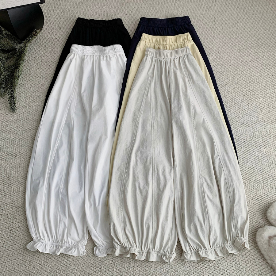 QUẦN VẢI DÙ NHĂN FORM JOGGER RỘNG KIỂU - KENI - 3569 - JEMCLOSET