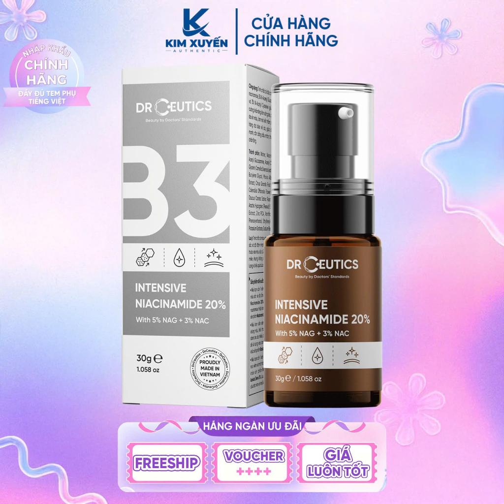 [B3 20%] Serum Dr Ceutics B3 Intensive Niacinamide 20% 30G